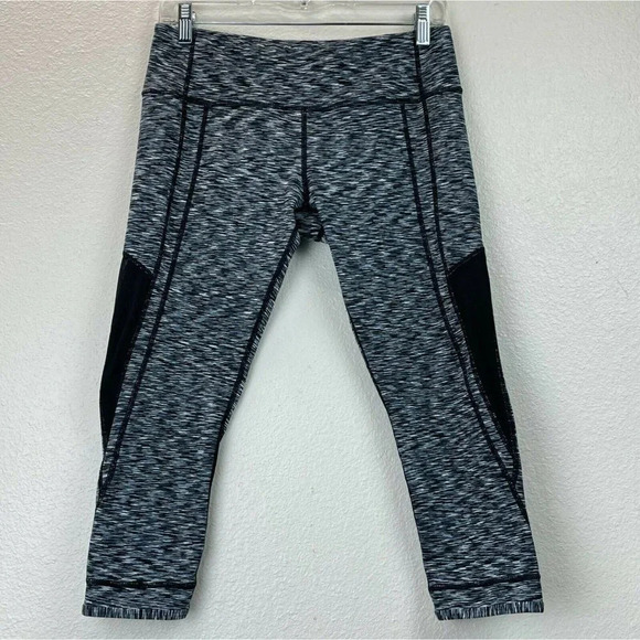 Lululemon Leggings Women's Sz 8 Drop It Like It's Hot Cropped Low Rise Blue - Picture 1 of 8